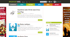 Desktop Screenshot of androidmag.de